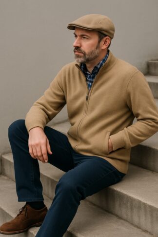 CAMPERA PERLE CON CIERRE