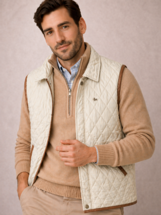 CHALECO MATELASSE C/BROCHE TLS