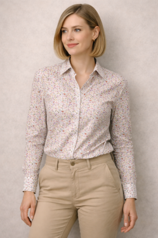 CAMISA D C/FLORES TLS